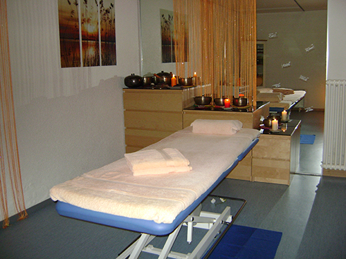 Table de massage à l'Espace Bien-être